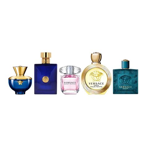 versace miniatures collection price|Versace mini perfume set boots.